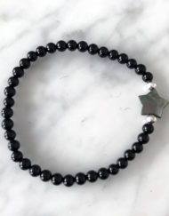 Mini Bracelet Noir Etoile, Geraldine Style Jewelry