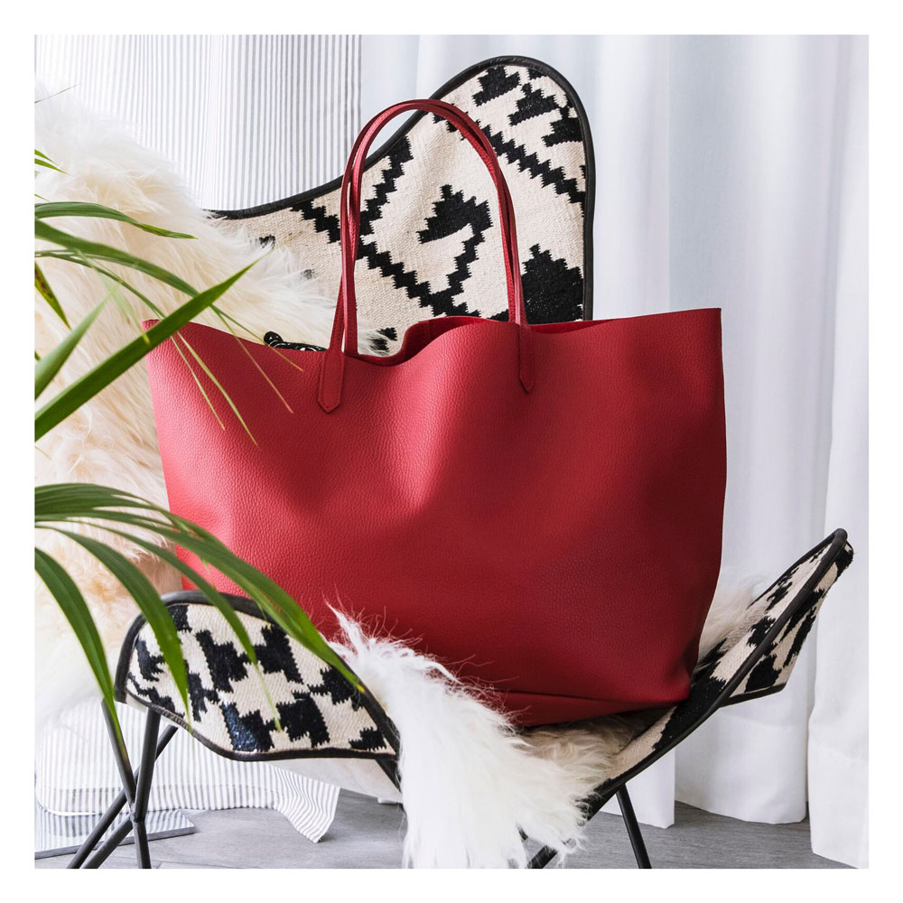 Cabas-cuir-bordeaux, geraldinestyle, sac, bordeaux, cabas, cabat