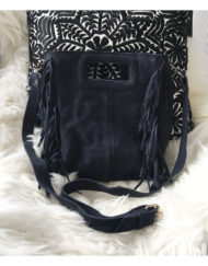 sac, emilie, bandouliere, bleu marine, daim