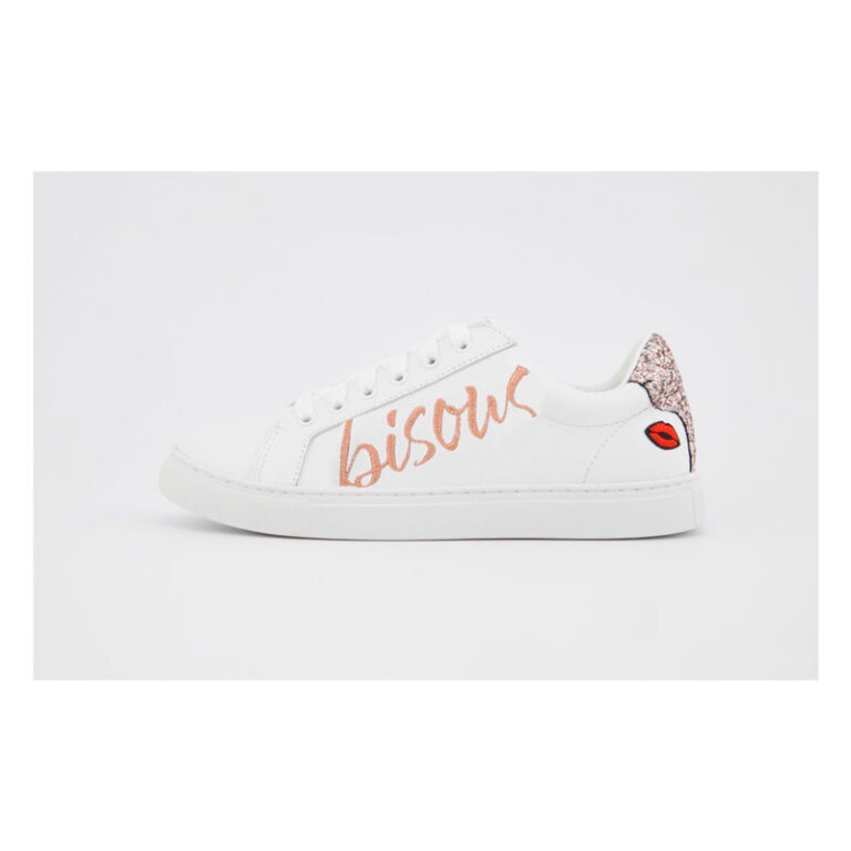 baskets, bons baisers de paname, bisous, simone, cuir