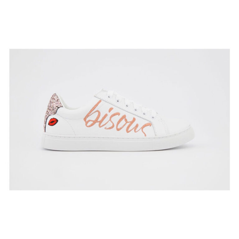 baskets, bons baisers de paname, bisous, simone, cuir