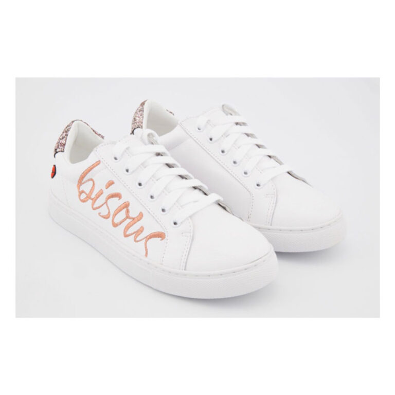 baskets, bons baisers de paname, bisous, simone, cuir
