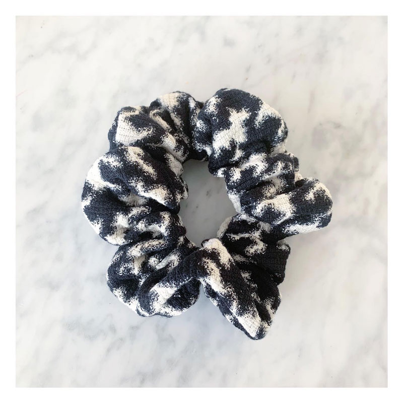 chouchou, cotton, laine, gris, noir, blanc