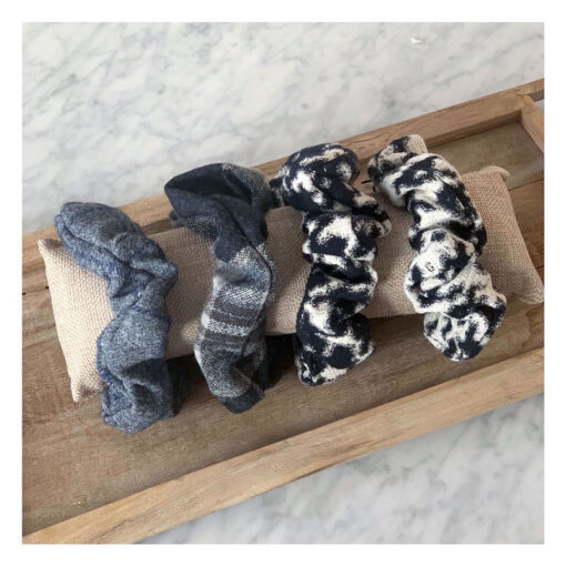 chouchou, cotton, laine, gris, noir, blanc