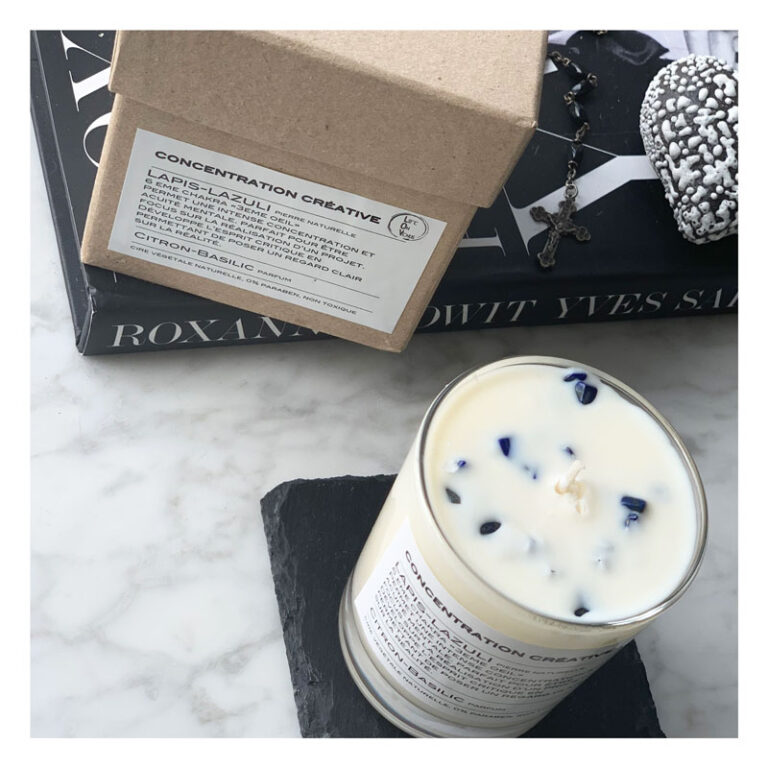 bougie, lapis-lazuli, concentration creative, life on venus