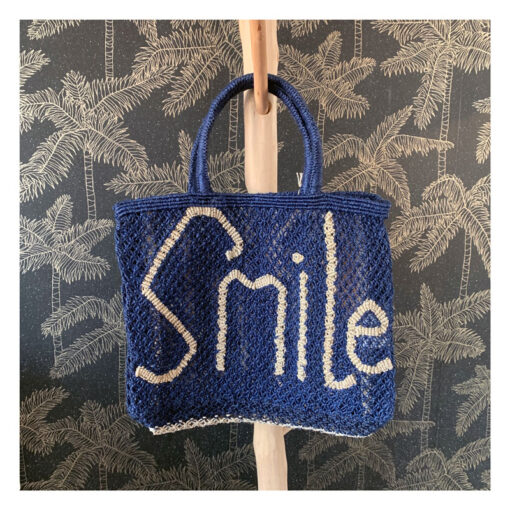 sac, jute, smile, the jacksons, bleu