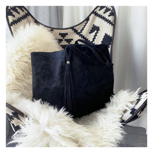 cabas, luxury, noir, peaux, peau de vache, unique