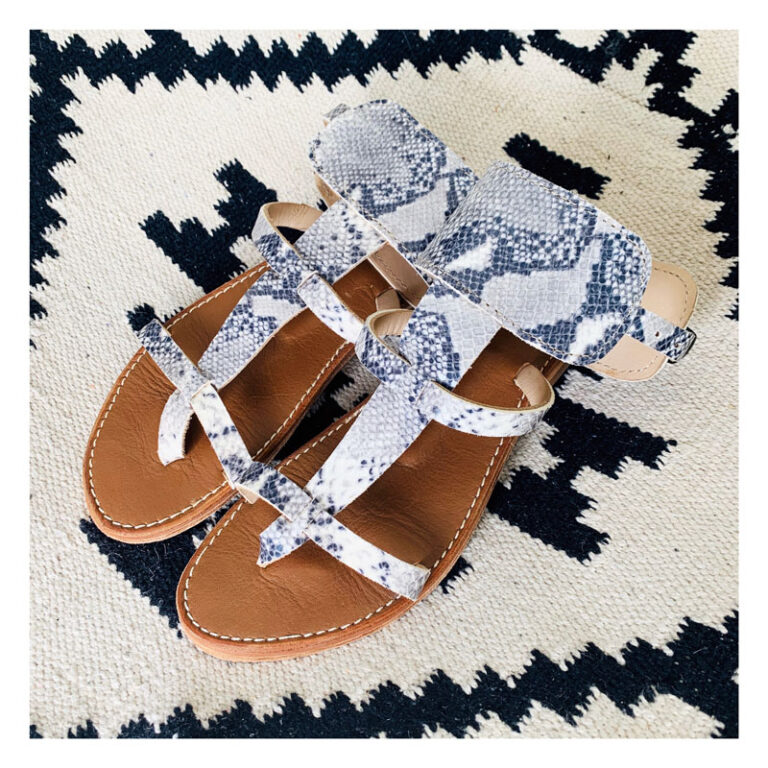 sandales, serpent, peaux, luxury