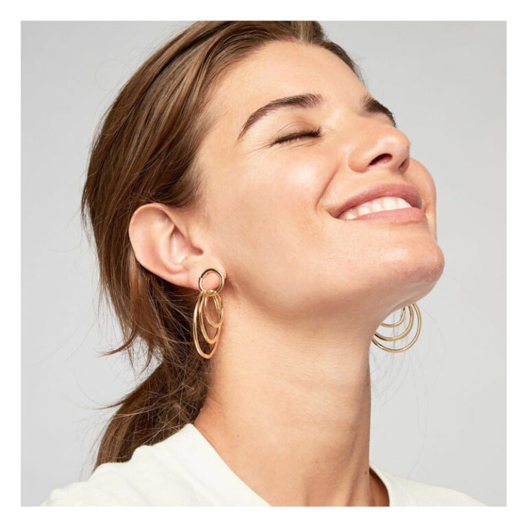 boucles oreilles, or, velatti, sandra acosta, 18 carats, geraldinestyleshop, bijoux