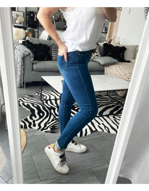 jeans, slim, bleu, choice by geraldine style