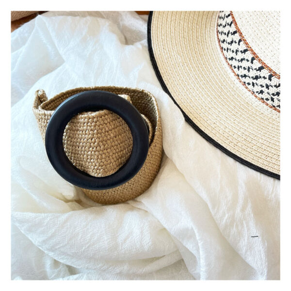 ceinture, tresse, beige, ete, tissage, choice by geraldine style