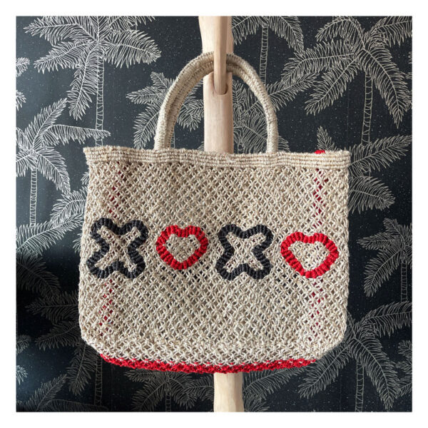 sac, jute, bage, xoxo, love, the jacksons, macrame