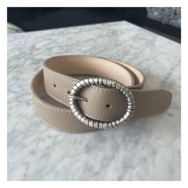 ceinture, cuir, taupe, choice by geraldine style