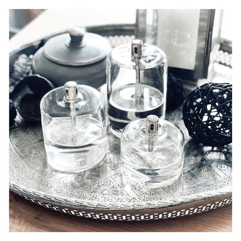 lampes, huile, cylindre, argentee, chrome, lampe a huile