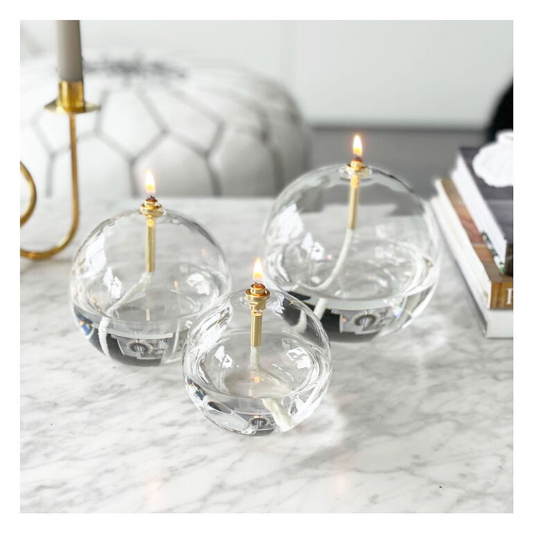 lampes, huile, ronde, doree, laiton, lampe a huile