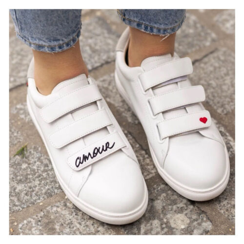 baskets, edith, amour, noir, blanc, bons baisers de paname