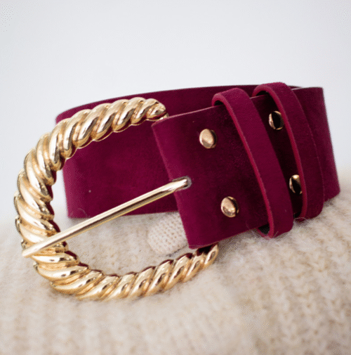 ceinture, glaudia, burgundy, grace and mila