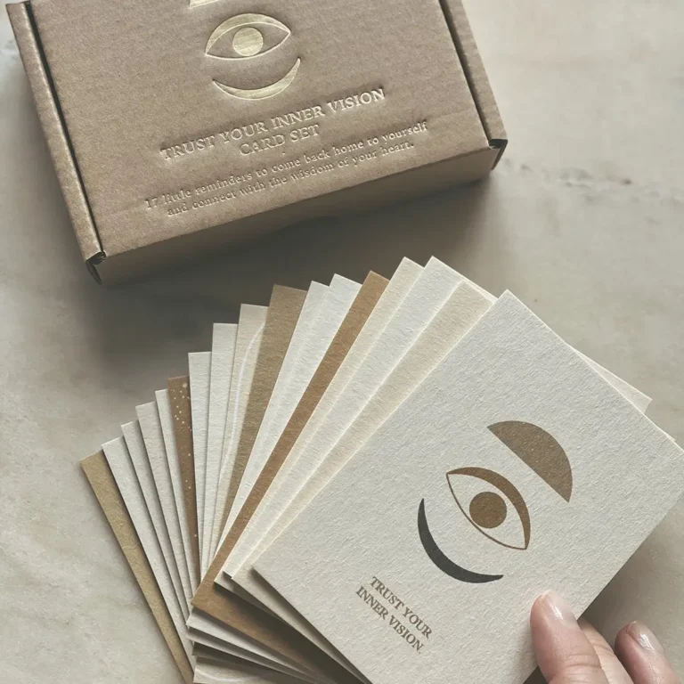 Jeu de 17 cartes d'affirmation - Pour nous guider dans notre vision au quotidien – Image 3