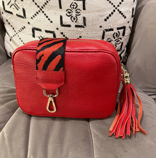 COUP DE COEUR!!! Sac à main "Bandoulière" rouge ★ Collection Cuir