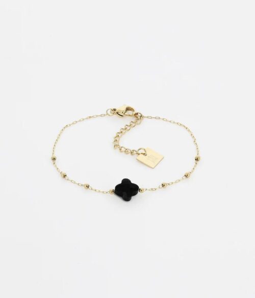 bracelet, onyx noire, velasquez, zag bijoux