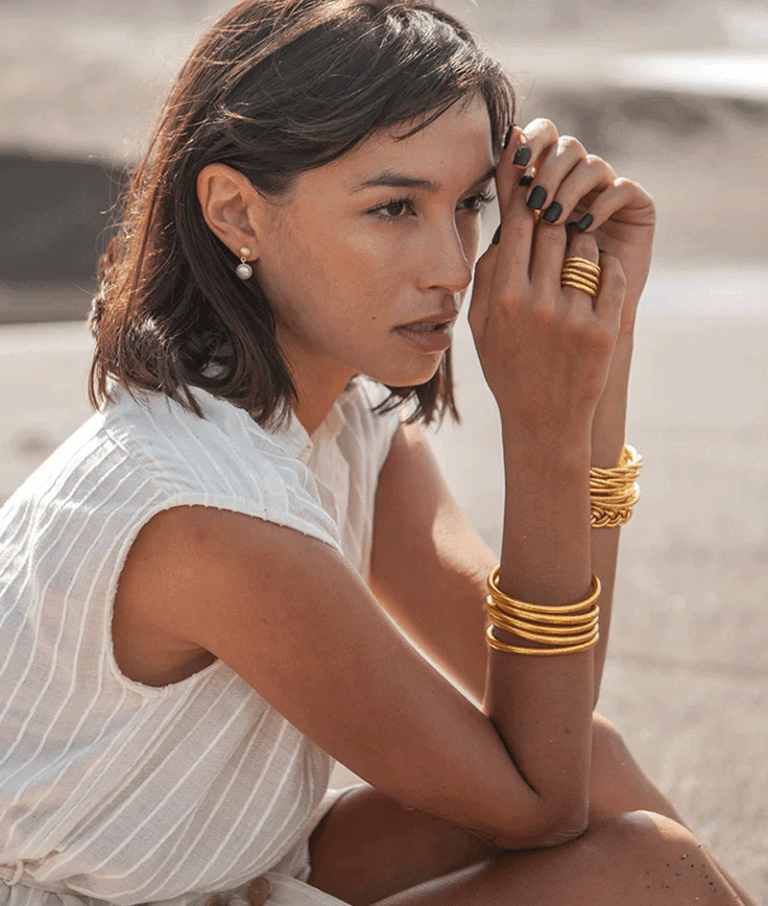bague, bouddhiste, kumali, dore, or, geraldinestyleshop