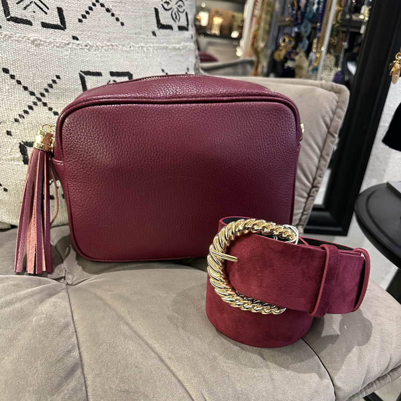 sac, bandoulière, maxi, bordeaux, cuir, made in italy