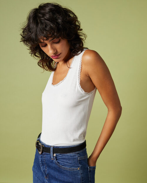 débardeur, top, écru, creme, viscose, spandex, grace & mila