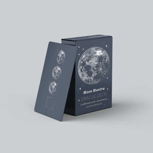 oracle, moon mantra, lune, pleine lune, nouvelle lune, cartes de jeu