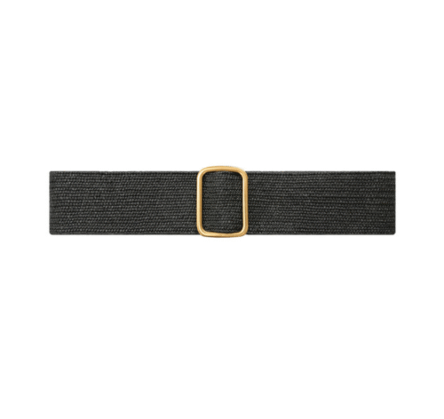 ceinture, ilenia, noir, raphia, elastique, grace and mila