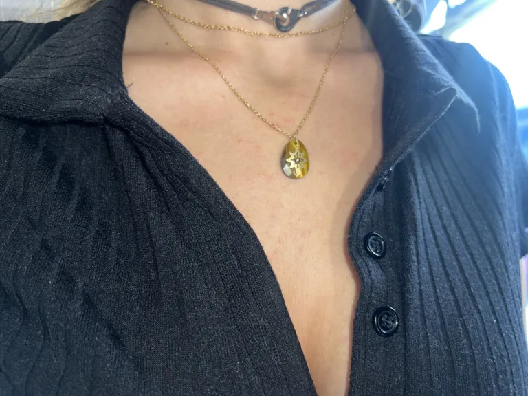 Collier Inley Œil de Tigre ★ Zag bijoux – Image 5