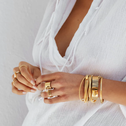 Bracelets, Zag Bijoux, doré