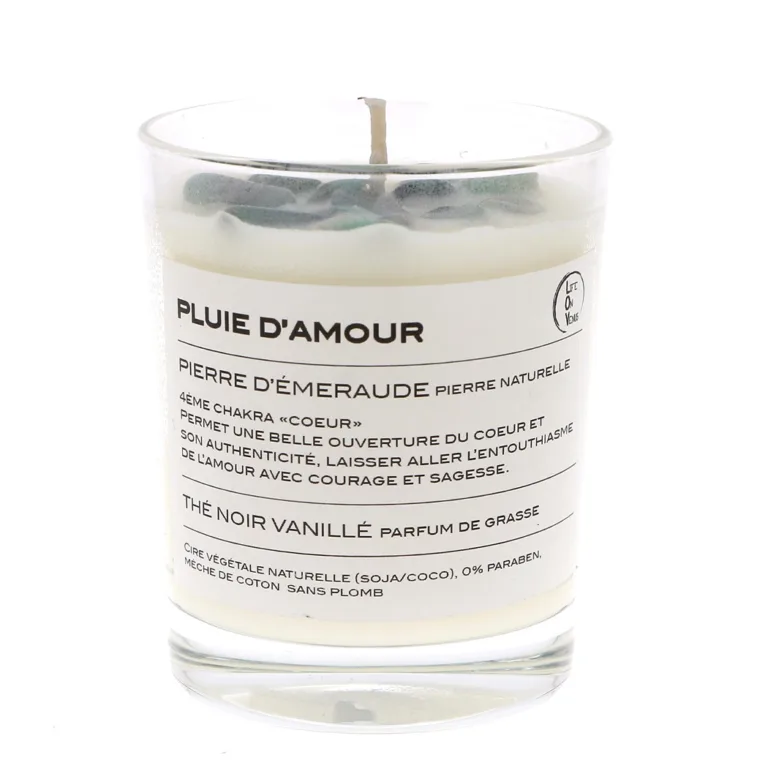 bougie, pluie, d'amour