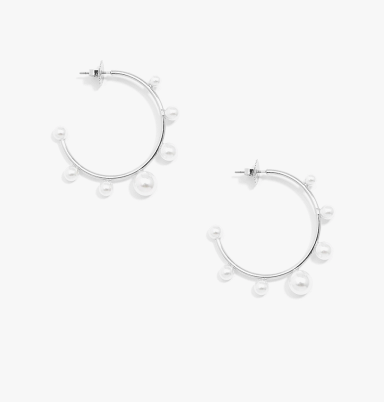 Créoles, perles, argent