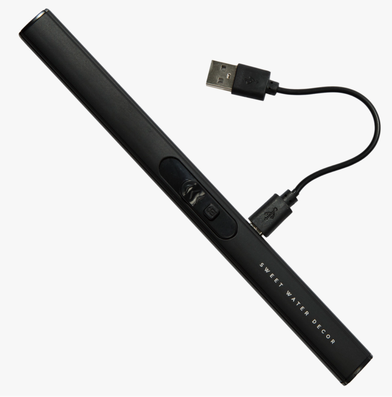 Briquet électrique, bluetooth, noir, sweet water decor