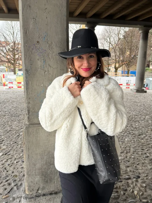 veste, doudoune, blanche
