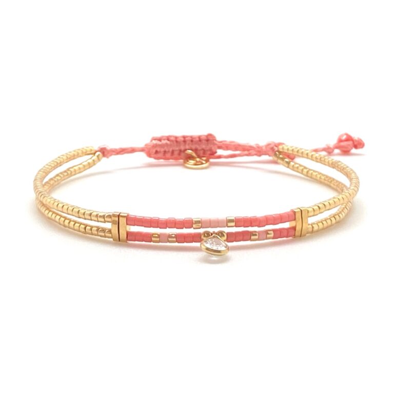 Bracelet, goutte, suenia, pastèque