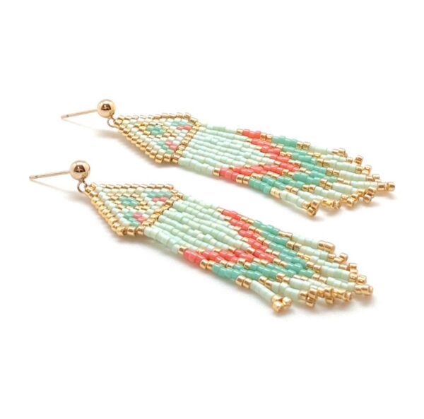 Boucles d'oreilles Ibiza ★ Suenia Zürich - Vert menthe