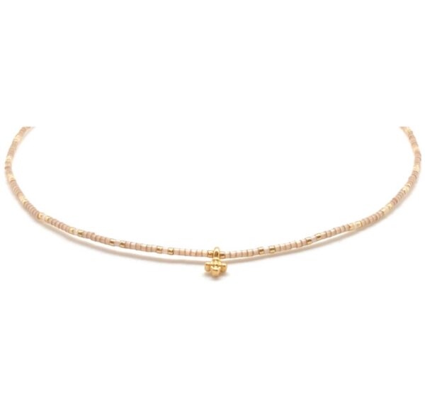 Collier coloré avec une étoile ★ Suenia Zürich - Vanille