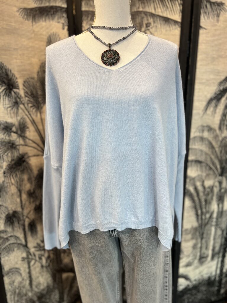 Pull oversize col en V ★ Choice by Geraldine Style – Image 6