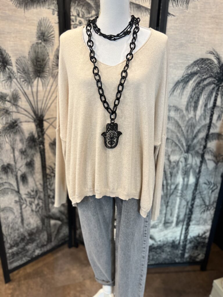 Pull oversize col en V ★ Choice by Geraldine Style
