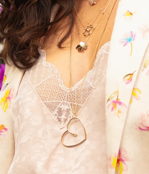 Collier Ivan de la marque Zag bijoux avec un coeur