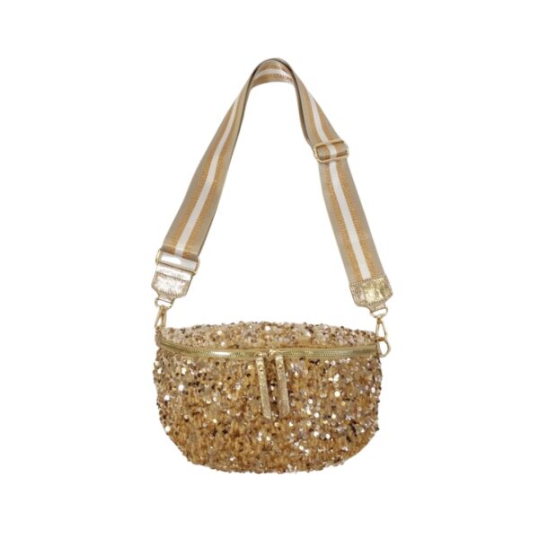 Bananes à paillettes scintillantes, accessoire tendance et pratique pour un look lumineux et audacieux