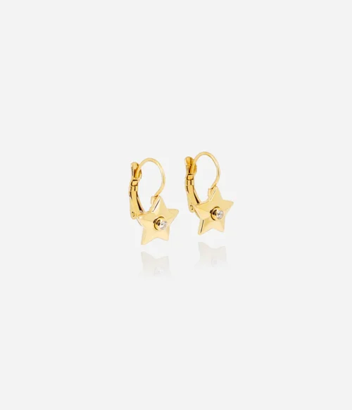 Boucles d’oreilles Venus – Dormeuses étoile & zirconium Zag Bijoux