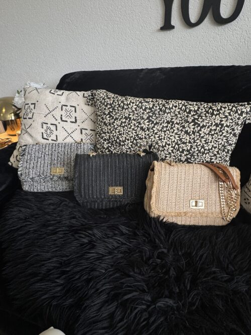 Magnifique sac à main en raphia ✨ 3 coloris