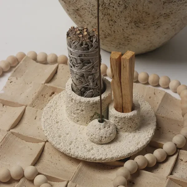 Support d'encens, de sauge et de palo santo ★ Spiritualité
